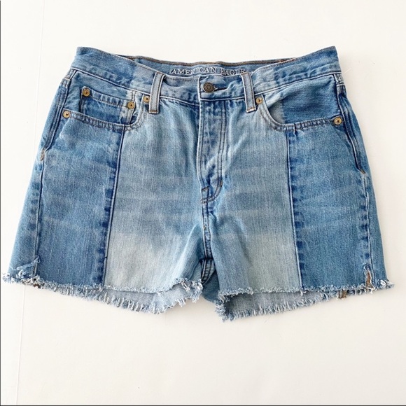 American Eagle Outfitters Pants - American Eagle Blue Jean Shorts Vintage Hi Rise Two tone